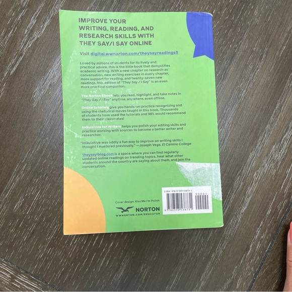 They Say I Say 5th Edition Book - Picture 3 of 5